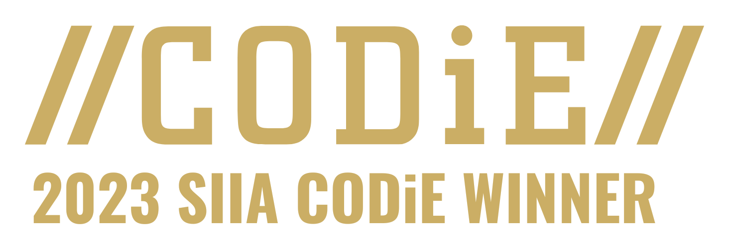 //CODiE// 2023 SIIA Codie Winner